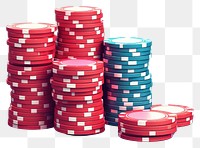 PNG Stacks of casino chips gambling game opportunity. AI generated Image by rawpixel.