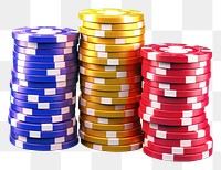 PNG Stacks of casino chips gambling game opportunity