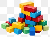 PNG Colorful blocks backgrounds toy white background. AI generated Image by rawpixel.