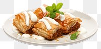 PNG Baklava food dessert pastry. AI generated Image by rawpixel.