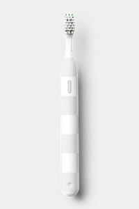 Electric toothbrush png mockup, transparent design