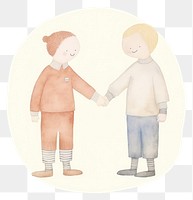PNG Characters shaking hands art togetherness handshake. AI generated Image by rawpixel.
