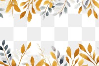 PNG Eucalyptus border frame backgrounds pattern plant. AI generated Image by rawpixel.