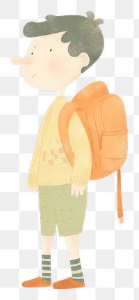 PNG Kid character drawing sketch illustrated. AI generated Image by rawpixel.