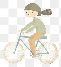PNG Kid character cycling bicycle vehicle sports. AI generated Image by rawpixel.