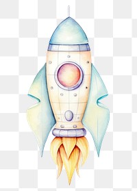 PNG Rocket drawing sketch invertebrate. AI generated Image by rawpixel.