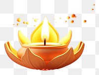 PNG  Diwali candle spirituality illuminated. AI generated Image by rawpixel.