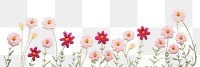 PNG Little flowers pattern backgrounds embroidery. AI generated Image by rawpixel.