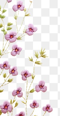 PNG Little flower pattern backgrounds embroidery. AI generated Image by rawpixel.
