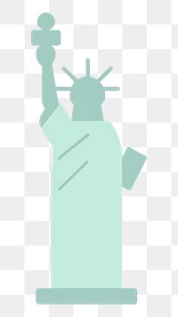 PNG  Statue of Liberty statue sculpture representation. AI generated Image by rawpixel.