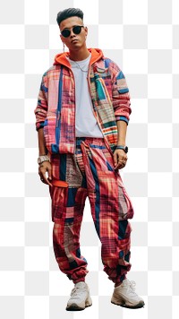 PNG Thai man standing fashion street. AI generated Image by rawpixel.