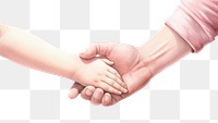 PNG Togetherness agreement handshake bonding. AI generated Image by rawpixel.