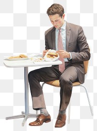 PNG Businesswear relaxation overworked furniture. AI generated Image by rawpixel.