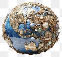 PNG  World jewelry sphere planet. AI generated Image by rawpixel.