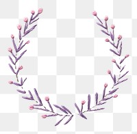 PNG Little Lavender circle border embroidery pattern lavender. AI generated Image by rawpixel.