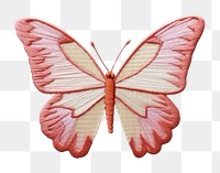 PNG Butterfly flying embroidery pattern art. AI generated Image by rawpixel.