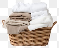 PNG Laundry basket laundry folded linen. 