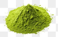 PNG  Matcha powder white background ingredient freshness. AI generated Image by rawpixel.