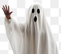 PNG  White ghost costume adult hand celebration. AI generated Image by rawpixel.