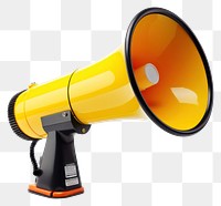 PNG Megaphone white background electronics technology. AI generated Image by rawpixel.