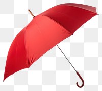 PNG Red umbrella white background protection sheltering. AI generated Image by rawpixel.