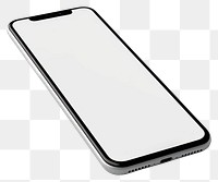 PNG Smartphone mockup screen white background portability. AI generated Image by rawpixel.