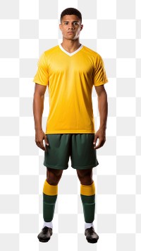 PNG Soccer player standing t-shirt  