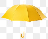 PNG Yellow umbrella white background protection simplicity. AI generated Image by rawpixel.