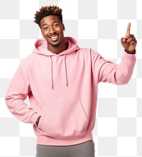 PNG Young black man sweatshirt portrait hoodie. AI generated Image by rawpixel.