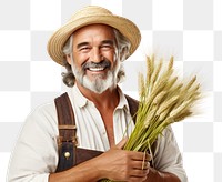 PNG Happy smiling farmer portrait outdoors holding. AI generated Image by rawpixel.