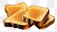PNG Toast bread food technology. AI generated Image by rawpixel.