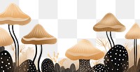 PNG Mushroom fungus plant vegetable. AI generated Image by rawpixel.