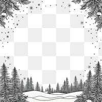 PNG Christmas backgrounds drawing sketch. 