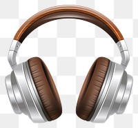 PNG Headphone vector headphones headset white background. AI generated Image by rawpixel.