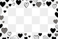 PNG  Heart backgrounds paper line. AI generated Image by rawpixel.