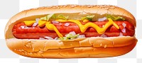 PNG Hot dog food hamburger vegetable. AI generated Image by rawpixel.