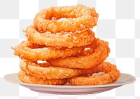 PNG Onion rings dessert food freshness. AI generated Image by rawpixel.