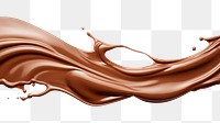 PNG  Melted chocolate white background copy space abstract. AI generated Image by rawpixel.