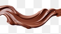 PNG  Melted chocolate dessert food white background