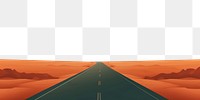 PNG Highway landscape outdoors nature. AI generated Image by rawpixel.
