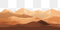 PNG Snow mountain backgrounds landscape outdoors. AI generated Image by rawpixel.