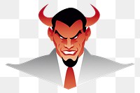 PNG Devil logo portrait headshot. AI generated Image by rawpixel.