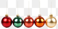 PNG Christmas baubles christmas ornament jewelry. AI generated Image by rawpixel.