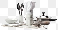 PNG  Kitchenware white fork white background
