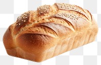 PNG  Loaf of bread food white background viennoiserie
