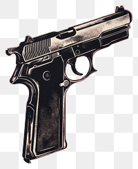 PNG Gun handgun weapon red. AI generated Image by rawpixel.
