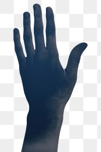 PNG Red raise hand finger black blue. AI generated Image by rawpixel.