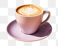 PNG Latte macchiato coffee shadow drink. AI generated Image by rawpixel.