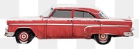 PNG A red car with a Christmas tree christmas vehicle plant. AI generated Image by rawpixel.