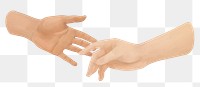 PNG  Hand holding stars painting finger togetherness. AI generated Image by rawpixel.